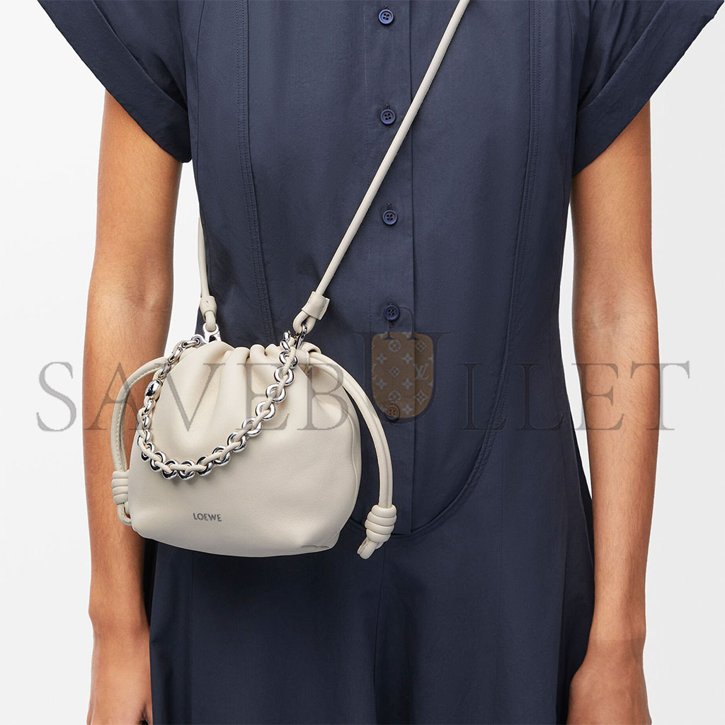 l*ew* mini flamenco purse bag in mellow nappa lambskin 0011091733 (23*17*5.5cm)